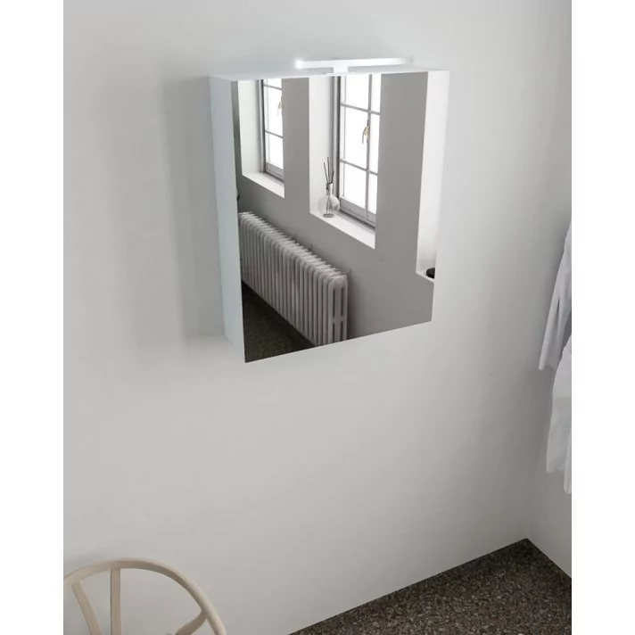 Mondiaz Cubb spiegelkast 60x70x16cm kleur clay met 1 deur